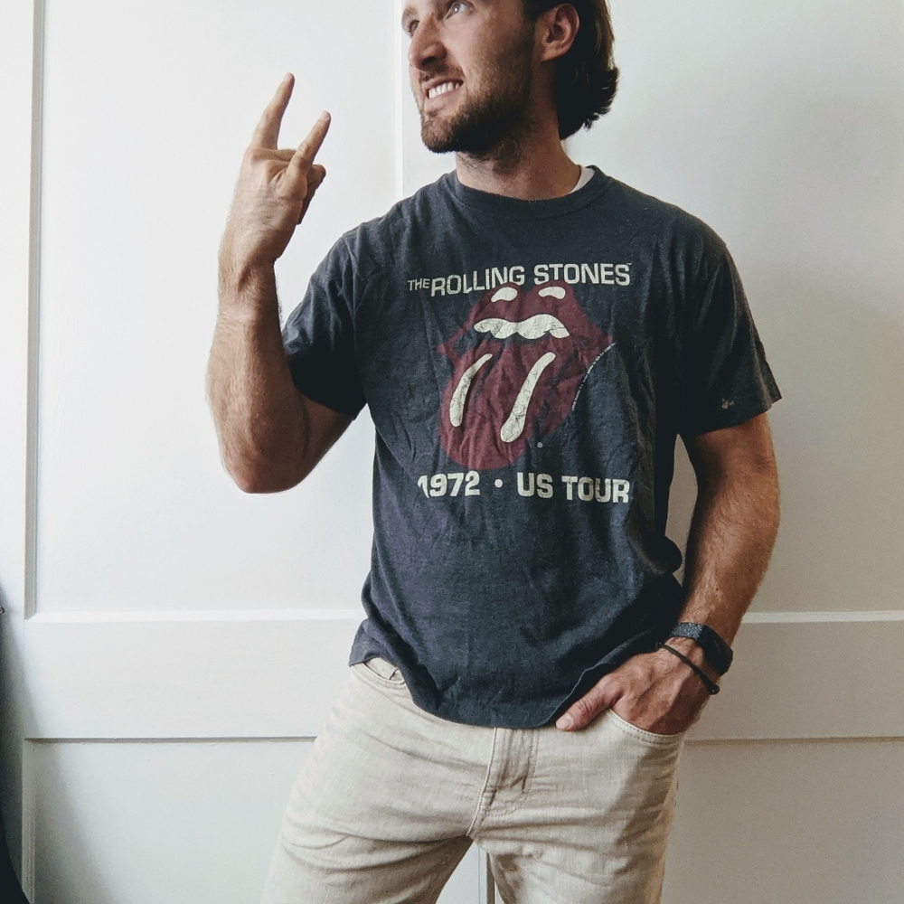 Rolling Stones '72 Tour Band Shirt